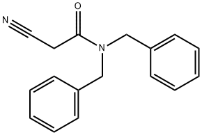 N,N-dibenzyl-2-cyanoacetamide Structure