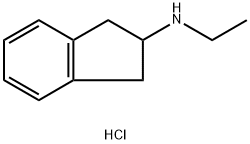 N-2,3-dihydro-1H-inden-2-yl-N-ethylamine hydrochloride Structure