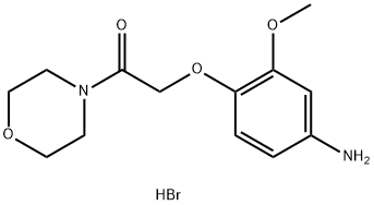[3-methoxy-4-(2-morpholin-4-yl-2-oxoethoxy)phenyl]amine hydrobromide|[3-甲氧基-4-(2-吗啉-4-基-2-氧代乙氧基)苯基]胺氢溴酸盐