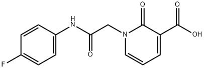 1171917-13-7 1-[(4-FLUORO-PHENYLCARBAMOYL)-METHYL]-2-OXO-1,2-DIHYDRO-PYRIDINE-3-CARBOXYLIC ACID