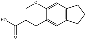 3-(6-Methoxy-indan-5-yl)-propionic acid Structure