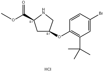 1354488-15-5 Methyl (2S,4S)-4-[4-bromo-2-(tert-butyl)phenoxy]-2-pyrrolidinecarboxylate hydrochloride