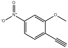 1-乙炔基-2-甲氧基-4-硝基苯,1135283-10-1,结构式