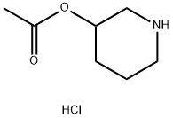 3-Piperidinyl acetate hydrochloride Struktur
