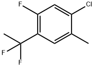 1-Chloro-4-(1,1-difluoroethyl)-5-fluoro-2-methylbenzene Structure