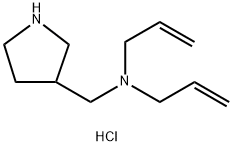 N-Allyl-N-(3-pyrrolidinylmethyl)-2-propen-1-aminedihydrochloride Structure