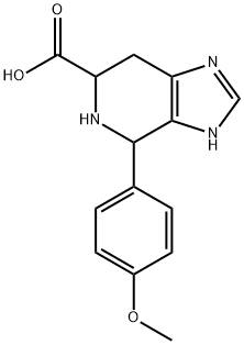 4-(4-Methoxy-phenyl)-4,5,6,7-tetrahydro-1H-imidazo[4,5-c]pyridine-6-carboxylic acid,178324-01-1,结构式