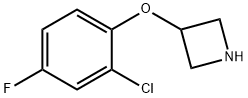 3-(2-Chloro-4-fluorophenoxy)azetidine Structure