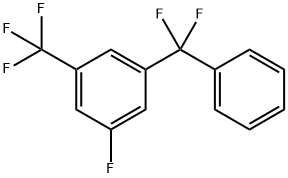 1-(Difluorophenylmethyl)-3-fluoro-5-(trifluoromethyl)benzene Structure