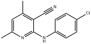 327049-51-4 2-[(4-CHLOROPHENYL)AMINO]-4,6-DIMETHYLNICOTINONITRILE