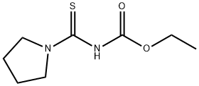 carbamic acid, (1-pyrrolidinylthioxomethyl)-, ethyl ester Struktur