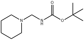 carbamic acid, (1-piperidinylmethyl)-, 1,1-dimethylethyl e Struktur