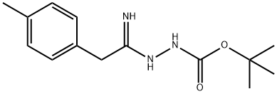 159016-23-6 N'-[1-Amino-2-p-tolylethylidene]-hydrazinecarboxylic acid tert-butyl ester