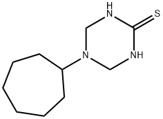5-Cycloheptyl-1,4,5,6-tetrahydro-1,3,5-triazine-2-thiol Structure