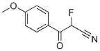 2-Fluoro-3-(4-methoxyphenyl)-3-oxopropanenitrile Struktur