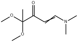 (E)-1-(二甲氨基)-4,4-二甲氧基戊-1-烯-3-酮, 106157-94-2, 结构式