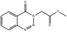 Methyl (4-oxo-1,2,3-benzotriazin-3(4H)-yl)acetate Struktur