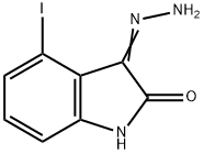 4-Iodo-1H-indole-2,3-dione 3-hydrazone Struktur