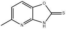 5-甲基-3H-恶唑并[4,5-B]吡啶-2-硫酮,55656-32-1,结构式