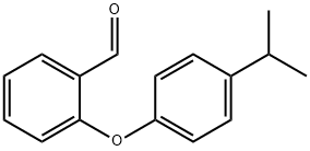 2-(4-异丙基苯氧基)苯甲醛,909789-04-4,结构式