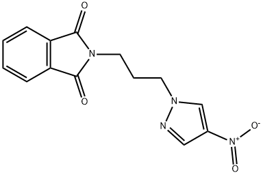 2-[3-(4-Nitro-1H-pyrazol-1-yl)propyl]-1H-isoindole-1,3(2H)-dione Struktur