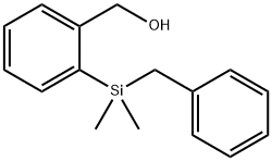 [2-(Benzyldimethylsilyl)phenyl]methanol, 201050-00-2, 结构式