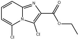 3,5-Dichloroimidazo[1,2-a]pyridine-2-carboxylic acid ethyl ester Struktur