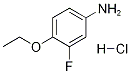 4-ETHOXY-3-FLUOROANILINE HYDROCHLORIDE Structure