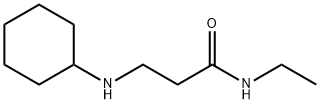3-(CYCLOHEXYLAMINO)-N-ETHYLPROPANAMIDE Structure