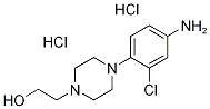 2-[4-(4-AMINO-2-CHLORO-PHENYL)-PIPERAZIN-1-YL]-ETHANOL DIHYDROCHLORIDE Struktur