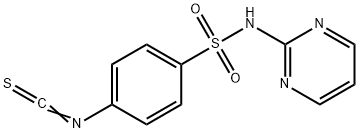 4-ISOTHIOCYANATO-N-PYRIMIDIN-2-YLBENZENESULFONAMIDE Structure