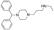 3-(4-BENZHYDRYL-1-PIPERAZINYL)-N-ETHYL-1-PROPANAMINE Struktur