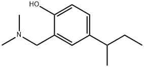 4-(sec-butyl)-2-[(dimethylamino)methyl]benzenol Struktur