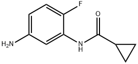 N-(5-amino-2-fluorophenyl)cyclopropanecarboxamide Structure