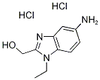 (5-Amino-1-ethyl-1H-benzoimidazol-2-yl)-methanoldihydrochloride Structure