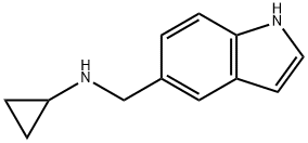 N-(1H-Indol-5-ylmethyl)cyclopropanamine Structure