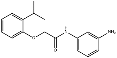 N-(3-Aminophenyl)-2-(2-isopropylphenoxy)acetamide Structure