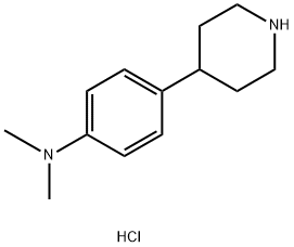 N,N-Dimethyl-4-(4-piperidinyl)anilinedihydrochloride Structure