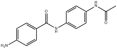 N-[4-(Acetylamino)phenyl]-4-aminobenzamide Structure