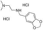 N'-Benzo[1,3]dioxol-5-ylmethyl-N,N-dimethyl-ethane-1,2-diamine dihydrochloride Structure