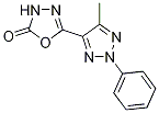 5-(5-Methyl-2-phenyl-2H-1,2,3-triazol-4-yl)-1,3,4-oxadiazol-2(3H)-one Struktur