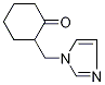 2-(1H-imidazol-1-ylmethyl)cyclohexanone Structure