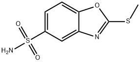 2-(methylthio)-1,3-benzoxazole-5-sulfonamide Structure