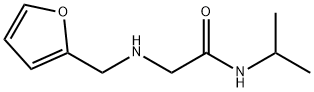 2-[(2-furylmethyl)amino]-N-isopropylacetamide Structure