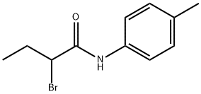 2-溴-N-(4-甲基苯基)丁酰胺,300707-60-2,结构式