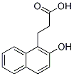 3-(2-hydroxy-1-naphthyl)propanoic acid Struktur
