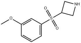 3-[(3-methoxyphenyl)sulfonyl]azetidine hydrochloride Structure
