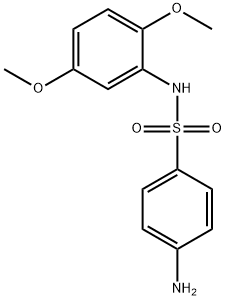4-amino-N-(2,5-dimethoxyphenyl)benzenesulfonamide Struktur