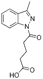 5-(3-methyl-1H-indazol-1-yl)-5-oxopentanoic acid Structure