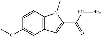 5-methoxy-1-methyl-1H-indole-2-carbohydrazide Structure